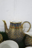 Lot of The East India Company Royal Bone China Benjarong 18ct Gold Hand Painted Crockery to Include: 1 x Coffee Pot without Lid, 2 x Milk Jugs, 4 x Tea Cups, 4 x Coffee Cups & 5 x Saucers. - 3