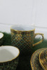 Lot of The East India Company Royal Bone China Benjarong 18ct Gold Hand Painted Crockery to Include: 1 x Large Cup, 1 x Tea Cup, 2 x Coffee Cups, 4 x Saucers & 1 x Lid. - 2