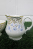Lot of Royal Bone China Hand Painted Crockery to Include: 1 x Tea Cup & 1 x Milk Jug. - 2