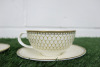 Lot of Halcon Days Hand Painted China to Include: 1 x Tea Cup, 1 x Coffee Cup & 2 x Saucers. - 2