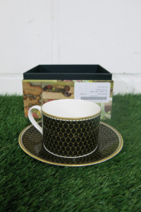 Halcon Days Hand Painted China Set to Include: 1 x Tea Cup & 1 x Saucer, in Original Box.
