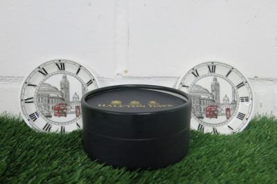 2 x Halcon Days Hand Painted China London Design Coasters, in Original Box.