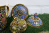 Lot of The East India Company Royal Bone China Benjarong 18ct Gold Hand Painted Crockery Spare Pieces (As Viewed). - 3