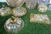 Lot of The East India Company Royal Bone China Benjarong 18ct Gold Hand Painted Crockery Spare Pieces (As Viewed). - 4
