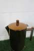 KitchenCraft Bronze & Chrome Tall Coffee Pot, with Built in Strainer. - 2