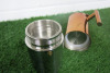 KitchenCraft Bronze & Chrome Tall Coffee Pot, with Built in Strainer. - 4