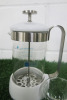 Jenaer Glass La Cafetiere with 2 x Glass Esspresso Cups. - 2