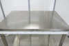 Stainless Steel Work Table with Shelf Under. Size H85 x W101 x D70cm. - 3