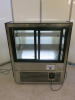 Diaminox Curved Glass Display Fridge with Black Finish & Stainless Steel Base, Model DX-1000CF2. Size H120 x W100 x D73cm. - 4