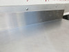 Stainless Steel Prep Table with 2 Shelf Under & Part Splash Back, Size H85 x W90 x D65cm. - 3