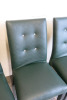 24 x Dark Green Button Back Dining Chairs with Black Legs (Condition as Viewed). - 2