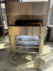 Clayburn, Clayoven Stone Based Gas Pizza Oven on Castors with 3 Shelves Under, Comes with 3 x Pizza Peels. Size H180 x W114 x D94cm. - 4