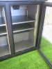 Gamko 2 Door Display Back Bar Chiller, Model LG3/250G, with 2 Shelves. Size H83 x W90 x D55cm. - 5