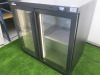 Gamko 2 Door Display Back Bar Chiller, Model LG3/250G, with 1 Shelf. Size H83 x W90 x D55cm. - 3