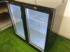 Polar 2 Glass Door Back Bar Display Chiller, Model GL002-05. Size H90 x W90 x D50cm. - 2