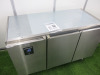 Precision 2 Door Stainless Steel Mobile Undercounter Fridge, Model MCU211. Size H85 x W135 x 67cm. - 3
