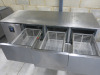 Precision 6 Draw Stainless Steel Mobile Prep Top Fridge, Model MCU311. Size H85 x W180 x 67cm. - 3