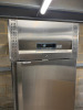 Tefcold Upright Stainless Steel Mobile Fish Cooler/Fridge, Model RKS600. Size H200 x W68 x D80cm. - 2