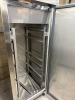 Tefcold Upright Stainless Steel Mobile Fish Cooler/Fridge, Model RKS600. Size H200 x W68 x D80cm. - 3