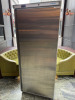 Polar Upright Stainless Steel Fridge, Model CD084-03, 600L. Size H190 x W77 x D70cm.