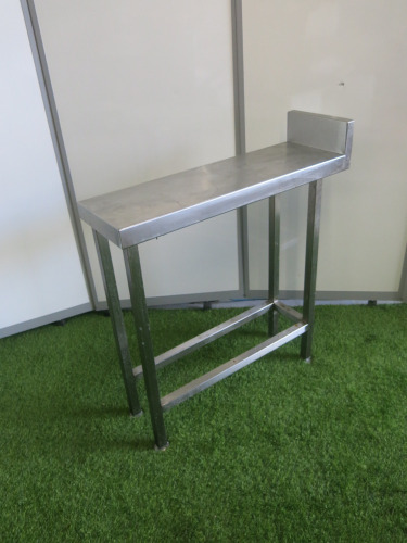 Stainless Steel Prep Infill Table. Size H80 x W25 x D80cm.