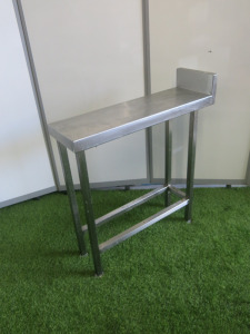 Stainless Steel Prep Infill Table. Size H80 x W25 x D80cm.