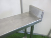 Stainless Steel Prep Infill Table. Size H80 x W25 x D80cm. - 2