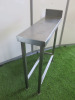 Stainless Steel Prep Infill Table. Size H80 x W25 x D80cm. - 3