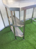 Stainless Steel Bespoke Prep Table. Size H92 x W135 x D62cm. - 3