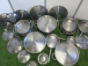 Assortment of Matfer Bourgeat Stainless Steel Pots & Pans to Include: 10 x Pots, 5 x Pans & 14 Lids. - 5