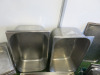 21 x Stainless Steel 1/1 Gastro Trays in Assorted Sizes & 10 x Bourgeat Stainless Steel Lids. - 5