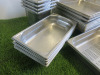 90 x Assorted Stainless Steel Cooking Trays & Preparation Pots. - 2