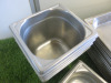 90 x Assorted Stainless Steel Cooking Trays & Preparation Pots. - 3