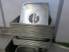 90 x Assorted Stainless Steel Cooking Trays & Preparation Pots. - 9