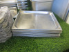 90 x Assorted Stainless Steel Cooking Trays & Preparation Pots. - 10