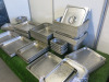90 x Assorted Stainless Steel Cooking Trays & Preparation Pots. - 11