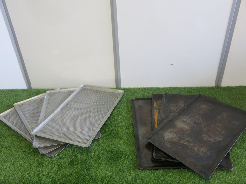17 x Baking Trays to Include: 10 x Cast Iron & 7 x Perforated.