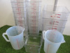 24 x Cambro Measuring Jugs to Include: 3 x 18qt, 1 x 6qt, 18 x 4qt & 2 x 5L Jugs. - 2