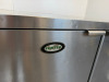 Foster Double Door 2 Shelf Stainless Steel Fridge, Model HR360. Size H82 x W122 x D75cm. - 2