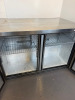 Foster Double Door 2 Shelf Stainless Steel Fridge, Model HR360. Size H82 x W122 x D75cm. - 4