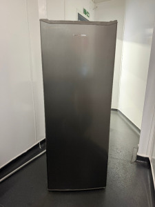 Russell Hobbs Grey Upright Freezer, Model RH55FZ143SS. Size H141 x W54 x D56cm.