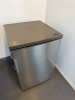 Hisense Grey Undercounter Fridge, Model RL170D4BCE. Size H85 x W55 x D57cm. - 2