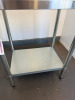 Stainless Steel Prep Table with Shelf Under. Size H90 x W80 x D60cm. - 3
