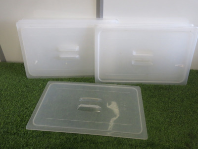8 x Cambro 10PPCH GN 1/1 Lids.