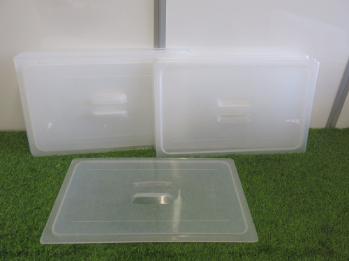 8 x Cambro 10PPCH GN 1/1 Lids.