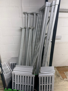 Cambro Rack to Include: 4 x 1800 MSP Uprights, 4 x 60cm Crossbars, 4 x 50cm Crossbars, 8 x MSTR170, 8 x MSTR140, 8 x MS6030V, 8 x MS6040V, 11 x MS5030V & 8 x MS5040V.