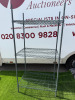 Coated 3 Shelf Wire Rack. Size H180 x W90 x D60cm.