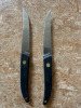 Set of 130 x Steak Knives with Black Handle 'a' Logo Steak.
