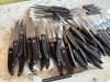 Set of 130 x Steak Knives with Black Handle 'a' Logo Steak. - 3