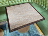 10 x Wooden Top Square Dining/Restaurant Tables on Column Fluted Base. Size 75 x 75cm. - 6